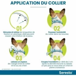 HEGUYEY Collier Réglable Anti-puces Et Tiques Pour Chiens - Imperméable - Protection Efficacité 8 Mois - Pour Petits Chiens - Moins De 8KG 7 HEGUYEY Collier Réglable Anti-puces Et Tiques Pour Chiens - Imperméable - Protection Efficacité 8 Mois - Pour Petits Chiens - Moins De 8KG -Anti-puces, anti-parasitaires et soins pour chien Soldes 66762915 3