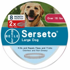 HEGUYEY 2pcs Collier Anti-Puces Et Anti-Tiques Pour Grands Chiens,Collier Anti-Puces Et Anti-Tiques Pour Chiens 70cm