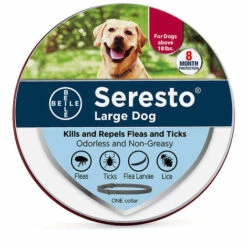 HEGUYEY Chien - Collier Anti-puces Et Anti-tiques Pour Grands Chiens - 18 Lb Et Plus