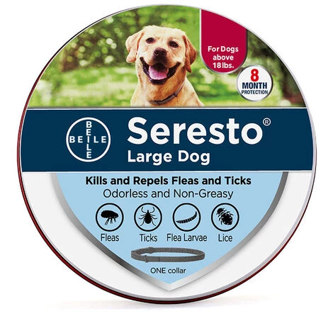 HEGUYEY Chien - Collier Anti-puces Et Anti-tiques Pour Grands Chiens - 18 Lb Et Plus 1 HEGUYEY Chien - Collier Anti-puces Et Anti-tiques Pour Grands Chiens - 18 Lb Et Plus