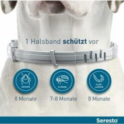 HEGUYEY Collier Anti-tiques Pour Petits Chiens - Protection Efficace Contre La Vermine - étanche Et Réglable - Jusqu'à 8 Mois De Protection Contre Les Tiques Avec Des Ingrédients 100% Naturels 5 HEGUYEY Collier Anti-tiques Pour Petits Chiens - Protection Efficace Contre La Vermine - étanche Et Réglable - Jusqu'à 8 Mois De Protection Contre Les Tiques Avec Des Ingrédients 100% Naturels -Anti-puces, anti-parasitaires et soins pour chien Soldes 66817899 3