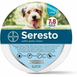 Collier Anti-Puces Et Anti-Tiques Pour Petits Chiens - Moins De 8KG-thsinde