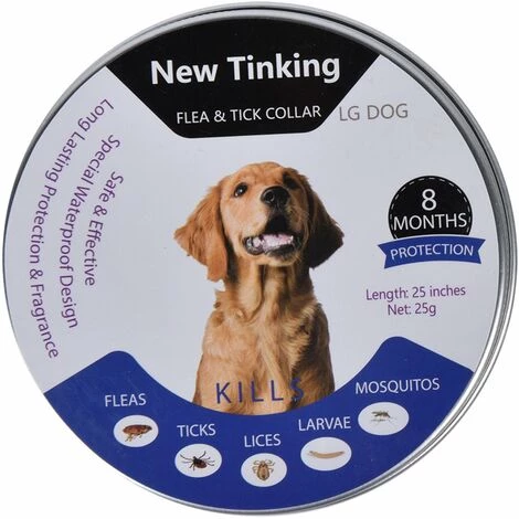 LIFCAUSAL Collier Anti-insectes Pour Animaux De Compagnie Pour Chats Et Chiens Collier Anti-puces Réglable Collier Anti-puces Et Anti-tiques 1 LIFCAUSAL Collier Anti-insectes Pour Animaux De Compagnie Pour Chats Et Chiens Collier Anti-puces Réglable Collier Anti-puces Et Anti-tiques