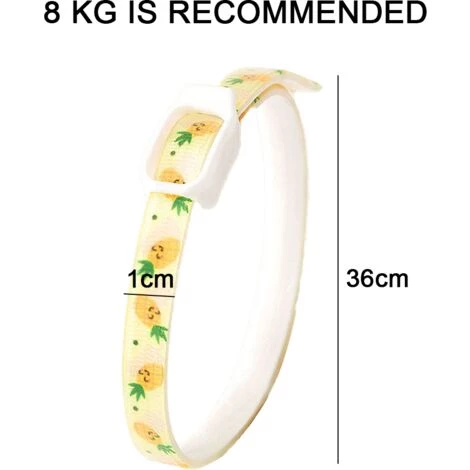 MODOU Collier Anti-puces Pour Chat/chien Anti-puces Et Anti-tiques Pour Prévenir Les Poux Et Les Acariens Collier Anti-puces - Jaune S 2 MODOU Collier Anti-puces Pour Chat/chien Anti-puces Et Anti-tiques Pour Prévenir Les Poux Et Les Acariens Collier Anti-puces - Jaune S – Image 2