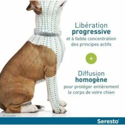 Cisea Collier Anti-Puces Et Anti-Tiques Pour Grands Chiens - 8KG Et Plus， -Anti-puces, anti-parasitaires et soins pour chien Soldes 68076352 4
