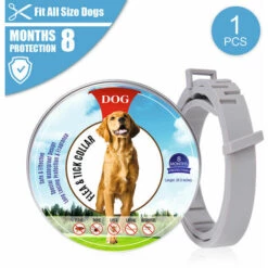 Collier Anti-puces Et Antiparasitaire Pour Chien DENUOTOP Collier Anti-puces Pour Chiens 8 Mois Prévention Des Puces Et Des Tiques Pour Chiens De 3 Mois Et Plus -Anti-puces, anti-parasitaires et soins pour chien Soldes 68688601 3