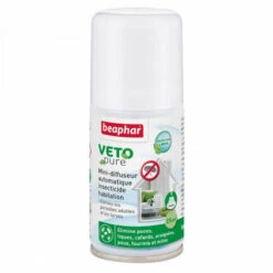 Fogger Insecticide Habitation Beaphar Vétopure Au Pyrèthre Mini-Fogger 75 Ml