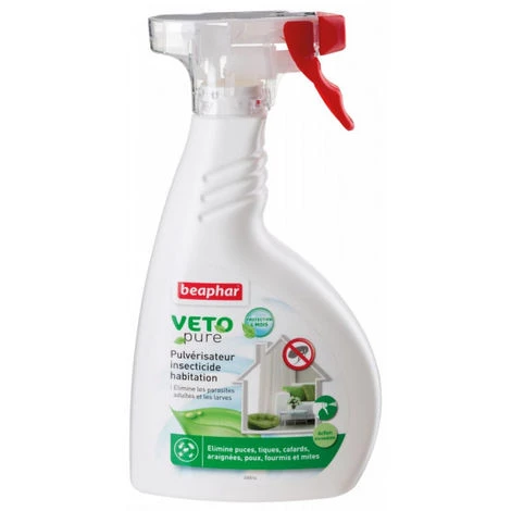 BEAPHAR Spray Insecticide Pour Habitation Au Pyrèthre 400 Ml 1 BEAPHAR Spray Insecticide Pour Habitation Au Pyrèthre 400 Ml