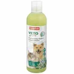 BEAPHAR Shampoing Répulsif Antiparasitaire Vétopure Pour Chien Et Chat 250 Ml